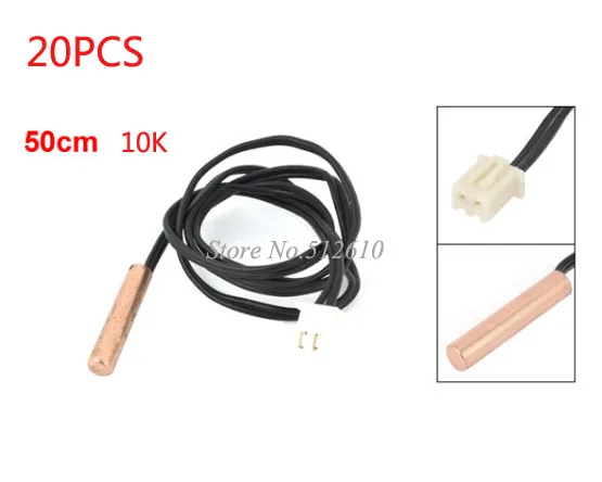 Top Quality Air Temperature Sensor Tube Greenhouse Air Conditioning Temperature Sensor 10K Copper Head Thermistor 20PCS
Top Quality Air Temperature Sensor Tube Greenhouse Air Conditioning Temperature Sensor 10K Copper Head Thermistor 20PCS
