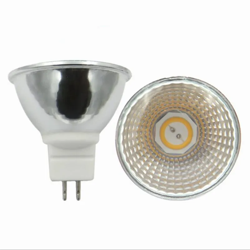 free shipping High power GU10 MR16 GU5.3 COBLED lamp AC90-260V/DC12V 5W LED Spotlight Bulb Lamp warm white ceiling spot light | Лампы и
