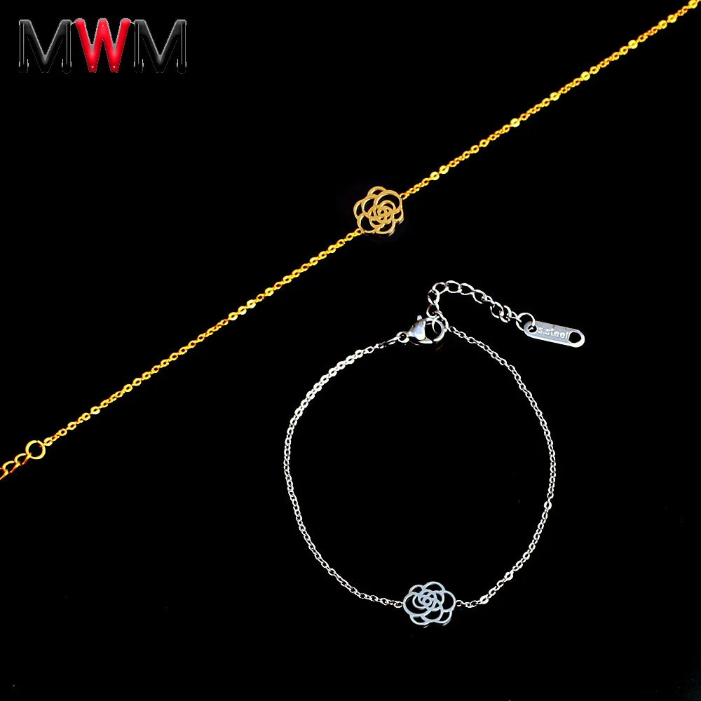 MWM 2018 stainless steel Popular Flower Chain bracelet personalized chain gift for girl women bracelet accessory jewelry braslet
MWM 2018 stainless steel Popular Flower Chain bracelet personalized chain gift for girl women bracelet accessory jewelry braslet