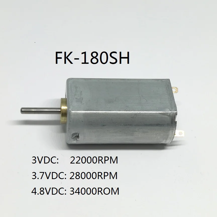 1pcs/lot Micro Motor FK-180SH DC3V-4.8V motor 180 34000RPM for Electric shaver, toothbrush FK-180
1pcs/lot Micro Motor FK-180SH DC3V-4.8V motor 180 34000RPM for Electric shaver, toothbrush FK-180