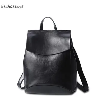Mschastiye 2018 Women Genuine Leather Backpack Vintage Cow Leather Women Backpack Ladies Shoulder Bag School Bag for Teenager
Mschastiye 2018 Women Genuine Leather Backpack Vintage Cow Leather Women Backpack Ladies Shoulder Bag School Bag for Teenager
