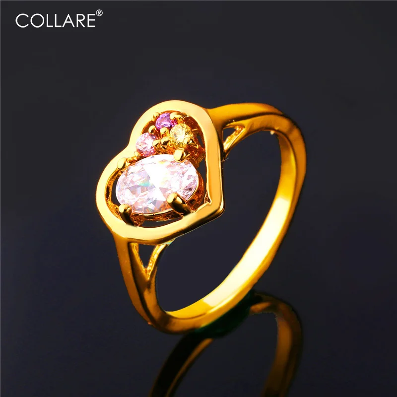 Collare Crystal Heart Rings For Women Engagement Ring Gold/Silver Color Promise Rings With Gift Box Wedding/Bridal Jewelry R255
Collare Crystal Heart Rings For Women Engagement Ring Gold/Silver Color Promise Rings With Gift Box Wedding/Bridal Jewelry R255