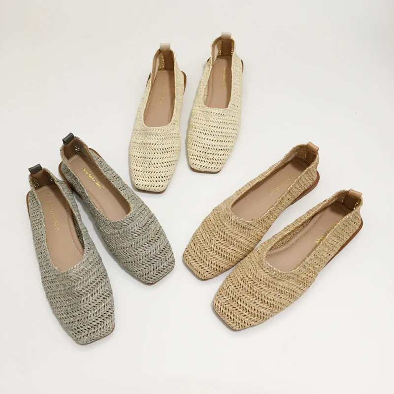 square toe flats shoes cane weaving pattern women shoes shallow cozy moccasins brand soft bottom ladies shoes solid knitted shoe
square toe flats shoes cane weaving pattern women shoes shallow cozy moccasins brand soft bottom ladies shoes solid knitted shoe