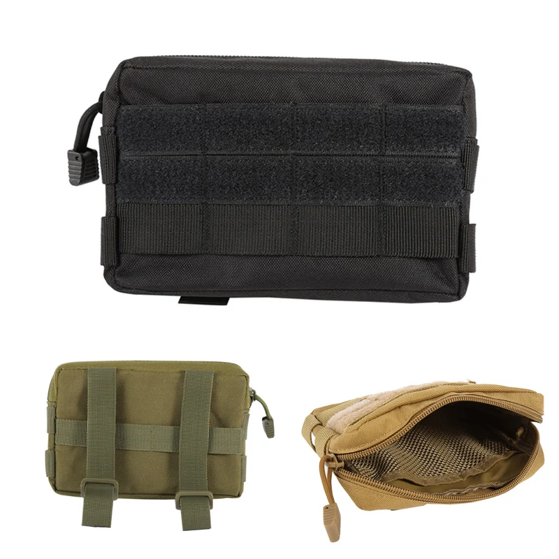 600D Nylon Airsoft Tactical Military Modular MOLLE Small Utility Pouch EDC Bag Waterproof Mini Bagged Open Gear Tools Pouch Case
600D Nylon Airsoft Tactical Military Modular MOLLE Small Utility Pouch EDC Bag Waterproof Mini Bagged Open Gear Tools Pouch Case