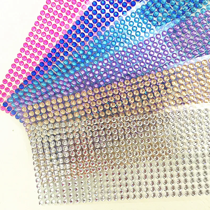 Children Toys 6mm 504 Pcs/sheet Self-adhesive Rhinestones Sticker Mobile Diy Full Color Crystal Diamond Scrapbooking Stickers
Children Toys 6mm 504 Pcs/sheet Self-adhesive Rhinestones Sticker Mobile Diy Full Color Crystal Diamond Scrapbooking Stickers