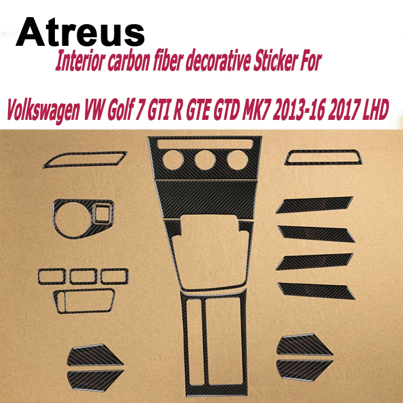 Atreus Car Styling Carbon Fiber Trim Decorative Stickers For Volkswagen VW Golf 7 GTI R GTE GTD MK7 2013-2017 LHD Accessories
Atreus Car Styling Carbon Fiber Trim Decorative Stickers For Volkswagen VW Golf 7 GTI R GTE GTD MK7 2013-2017 LHD Accessories