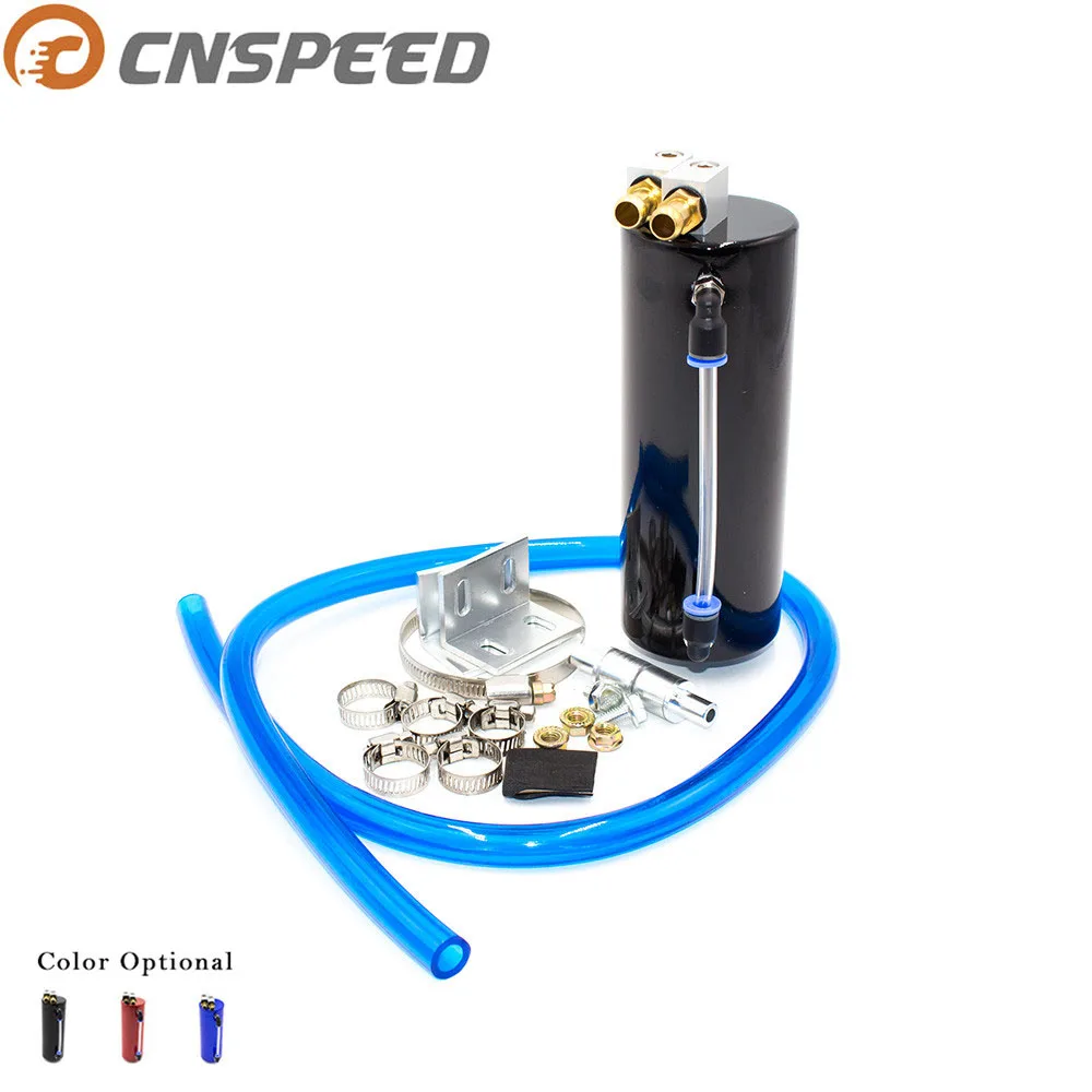CNSPEED Universal Aluminum Racing 300ML Oil Catch Tank CAN Round Can Reservoir Turbo Oil Catch Can Can Catch Tank YC100323
CNSPEED Universal Aluminum Racing 300ML Oil Catch Tank CAN Round Can Reservoir Turbo Oil Catch Can Can Catch Tank YC100323