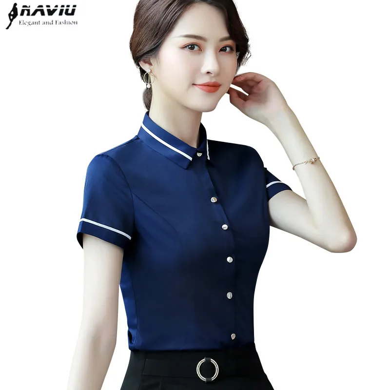 2019 New Business women cotton shirt summer fashion formal short sleeve slim blouses office ladies work plus size tops
2019 New Business women cotton shirt summer fashion formal short sleeve slim blouses office ladies work plus size tops