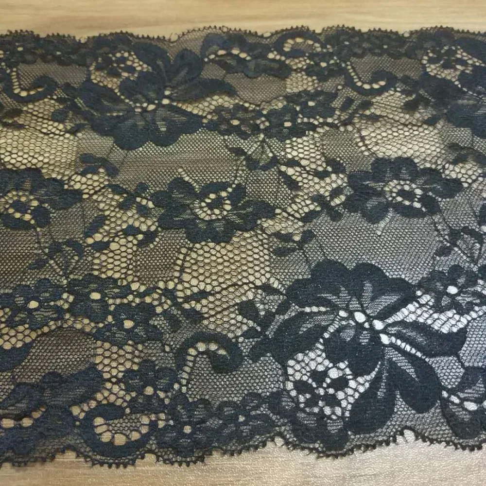 1 yards Black Nylon Lace DIY Flowers Net Lace Fabric White Non-Stretch Lace For Sewing Lace Wedding Decoration 17cm width
1 yards Black Nylon Lace DIY Flowers Net Lace Fabric White Non-Stretch Lace For Sewing Lace Wedding Decoration 17cm width