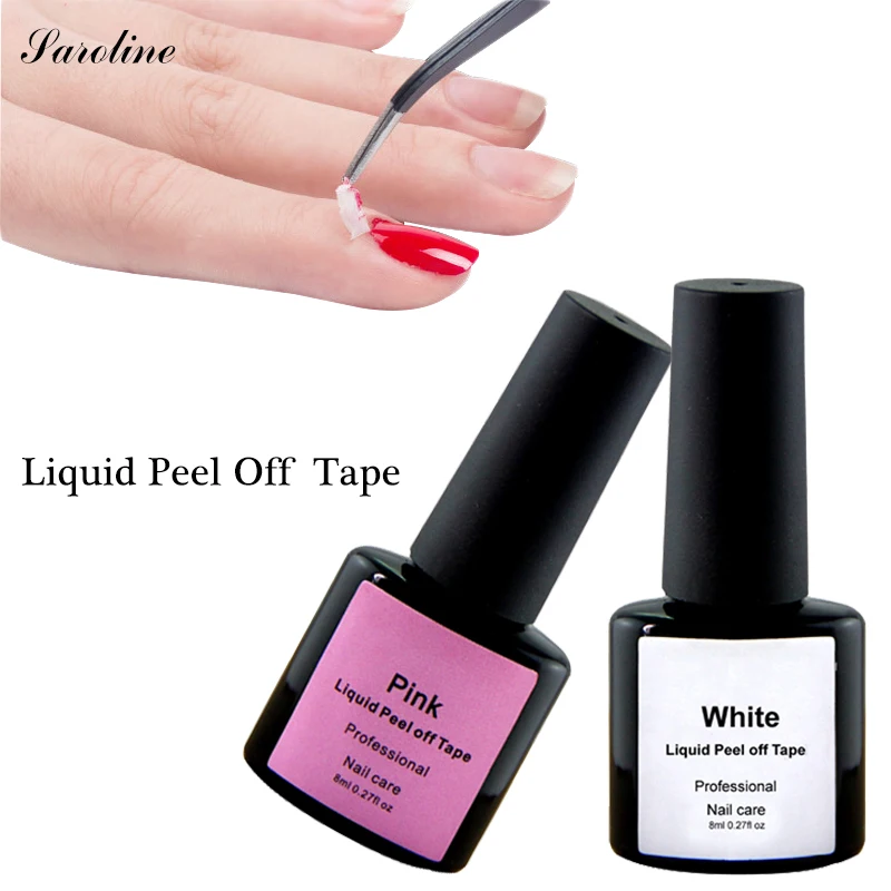 Saroline Easy Clean Peel-off Liquid 8ml Lucky White Pink Liquid Peel-off Tape Nail Polish Set Gel Varnishes Art Tape Latex Tape
Saroline Easy Clean Peel-off Liquid 8ml Lucky White Pink Liquid Peel-off Tape Nail Polish Set Gel Varnishes Art Tape Latex Tape