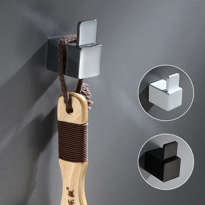 304 Stainless Steel Bathroom Product Square Black Finish Coat Hook Chrome Silver Clothes Hook Wall Bathroom Accessories Set
304 Stainless Steel Bathroom Product Square Black Finish Coat Hook Chrome Silver Clothes Hook Wall Bathroom Accessories Set
