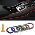 KEIN Car-styling plating Air outlet trim strip Interior Air Vent Grille Switch Rim Trim Outlet Decoration Strip DIY automotivo