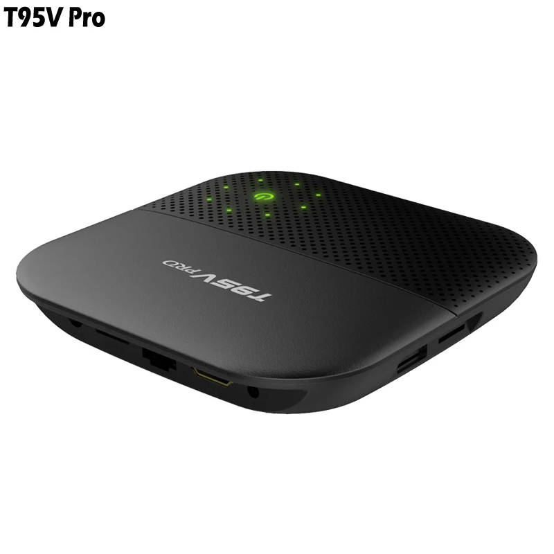 T95V Pro 4k Android TV Box 2GB RAM 16GB ROM Amlogic S912 Octa Core Dual Band WIFI Smart TV Boxes Gigabit Internet Set top Box
T95V Pro 4k Android TV Box 2GB RAM 16GB ROM Amlogic S912 Octa Core Dual Band WIFI Smart TV Boxes Gigabit Internet Set top Box