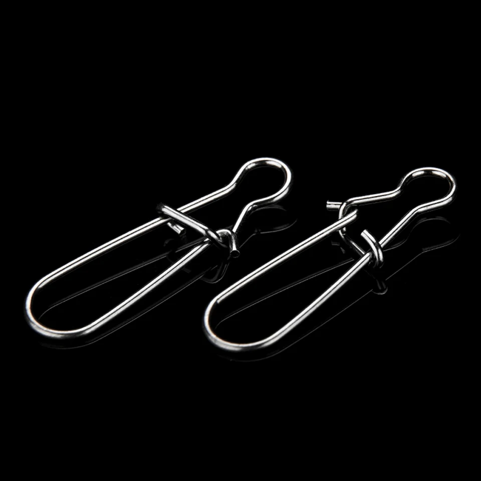 50pcs Stainless Steel Fishhook Fast Clip Lock Fishing Lure Snap Swivel Solid Rings Safety Snaps Fishing Bait Hook Line Connector
50pcs Stainless Steel Fishhook Fast Clip Lock Fishing Lure Snap Swivel Solid Rings Safety Snaps Fishing Bait Hook Line Connector