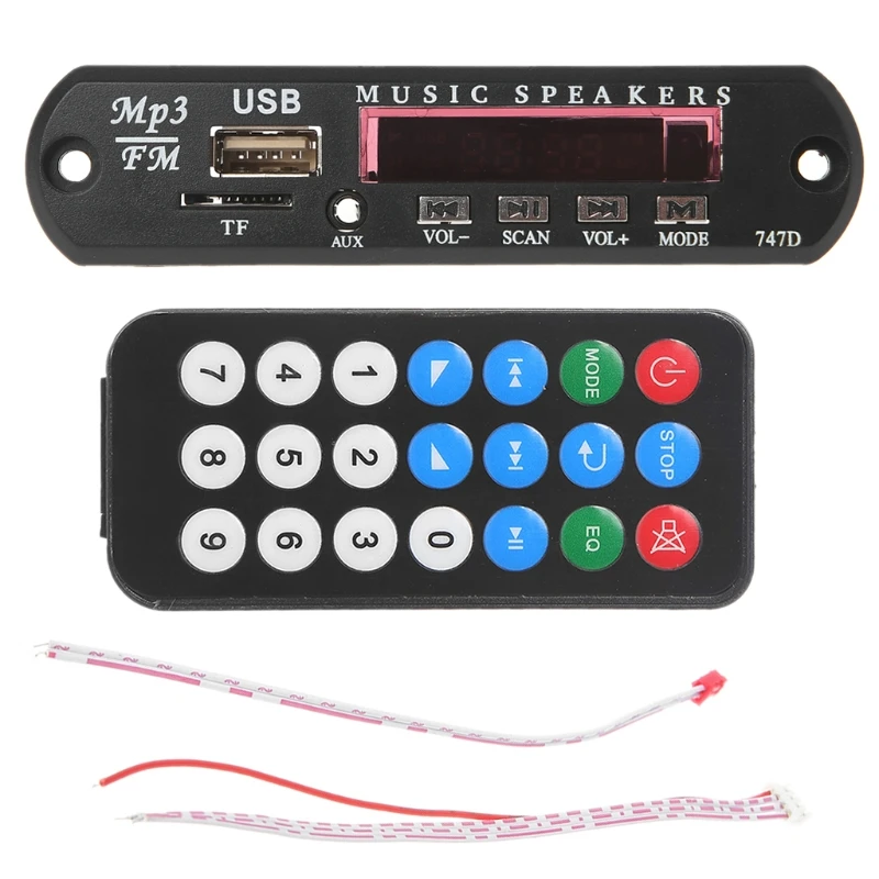 Micro USB Power TF Radio MP3 Decoder Audio Board For Car Remote Music Speaker
Micro USB Power TF Radio MP3 Decoder Audio Board For Car Remote Music Speaker