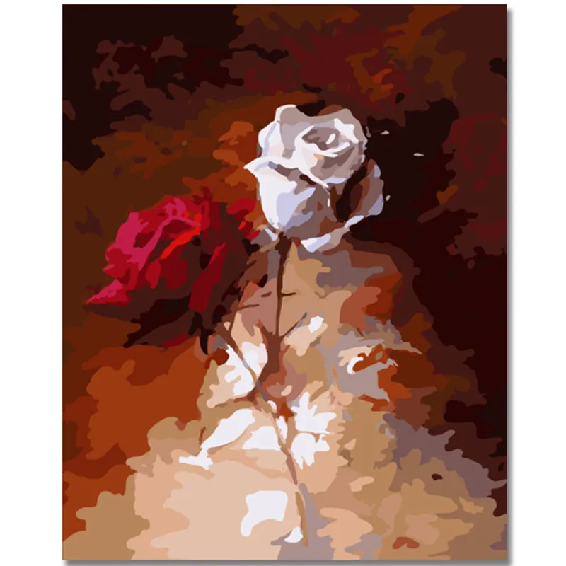 WEEN Paint By Number Kits For Adults,DIY Oil Painting By Numbers,red rose and white rose ,Acrylic paint and canvas 40X50CM
WEEN Paint By Number Kits For Adults,DIY Oil Painting By Numbers,red rose and white rose ,Acrylic paint and canvas 40X50CM
