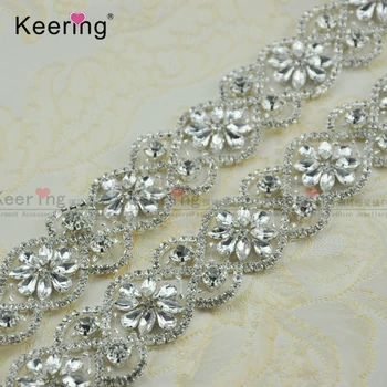 Keering wholesale 3.5cm Elegant Handmade Pearl Rhinestone Trim For Wedding dress WRA-887
Keering wholesale 3.5cm Elegant Handmade Pearl Rhinestone Trim For Wedding dress WRA-887