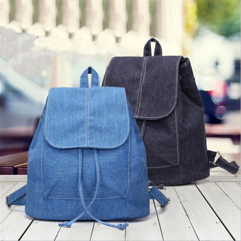 New Denim Canvas Women Backpack Drawstring School Bags For Teenagers Girls Small Backpack Female Rucksack
New Denim Canvas Women Backpack Drawstring School Bags For Teenagers Girls Small Backpack Female Rucksack