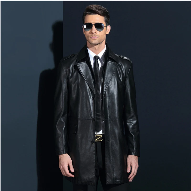 Autumn Winter Men's Genuine Leather Jacket For Men Jaqueta De Couro Masculina Black/Brown Male Sheepskin Coat Plus Size XXXXL
Autumn Winter Men's Genuine Leather Jacket For Men Jaqueta De Couro Masculina Black/Brown Male Sheepskin Coat Plus Size XXXXL