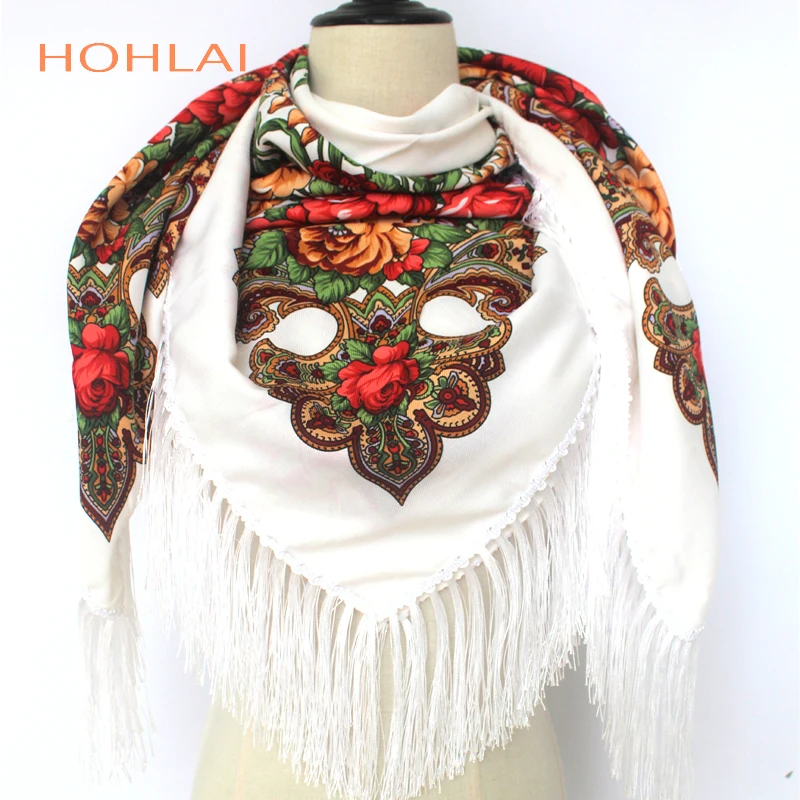 Luxury Brand Winter Russian Fringe Big Scarves Floral Printed Scarf Shawl Gift Cotton Lady Warm Square Wrap Sunshade Scarves
Luxury Brand Winter Russian Fringe Big Scarves Floral Printed Scarf Shawl Gift Cotton Lady Warm Square Wrap Sunshade Scarves