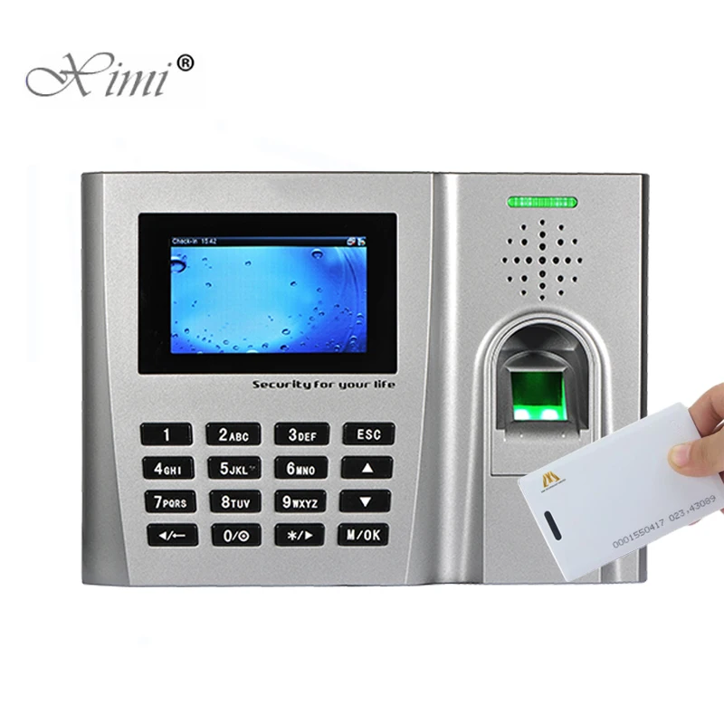 

ZK U260 Fingerprint Time Attendance System With RFID Card Reader TCP/IP Webserver Biometric Time Recording Time Attendance Clock