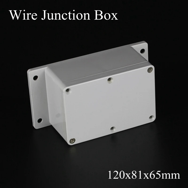 IP65 120x81x65mm Waterproof Junction Box Plastic Project Box Electrical Connector Terminal Outdoor Enclosure Box Wall Mounting
IP65 120x81x65mm Waterproof Junction Box Plastic Project Box Electrical Connector Terminal Outdoor Enclosure Box Wall Mounting