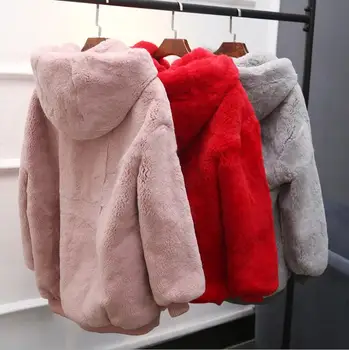 Korean version of the plush hooded head female loose long thickening imitation hawk rabbit fashion temperament fur coat
Korean version of the plush hooded head female loose long thickening imitation hawk rabbit fashion temperament fur coat