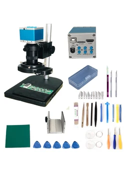 21MP Digital video microscope Camera HDMI USB outputs 130X C-mount Lens LED Light 8" HD LCD Monitor Industrial PCB phone repair
21MP Digital video microscope Camera HDMI USB outputs 130X C-mount Lens LED Light 8" HD LCD Monitor Industrial PCB phone repair