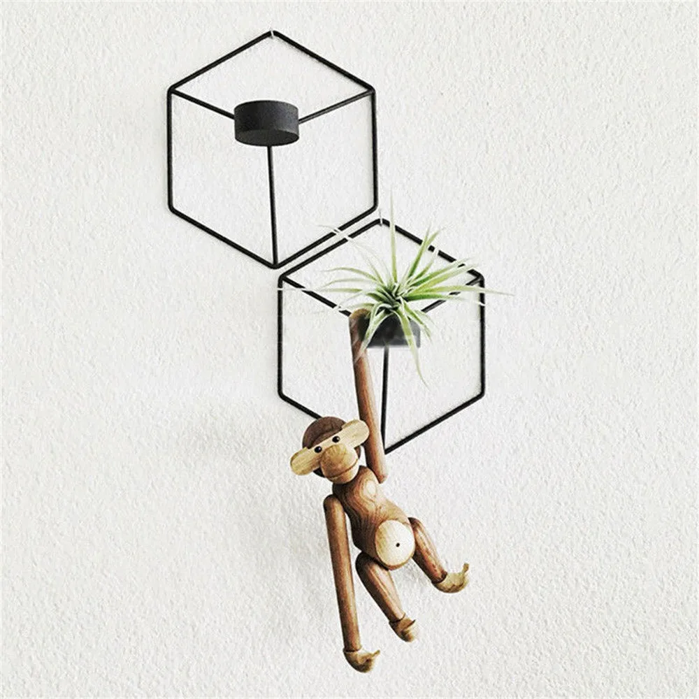 Wind Bell Ornaments Nordic Style 3D Geometric Candlestick Metal Wall Candle Holder Sconce Wedding party Home Decor 2018 Fashion
Wind Bell Ornaments Nordic Style 3D Geometric Candlestick Metal Wall Candle Holder Sconce Wedding party Home Decor 2018 Fashion