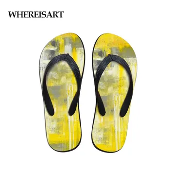 WHEREISART Simple Design Men's Flip Flops Beach Shoes OutsideHand-Painted Sandals Flops Sandals Man Summer Simple Design Flop
WHEREISART Simple Design Men's Flip Flops Beach Shoes OutsideHand-Painted Sandals Flops Sandals Man Summer Simple Design Flop