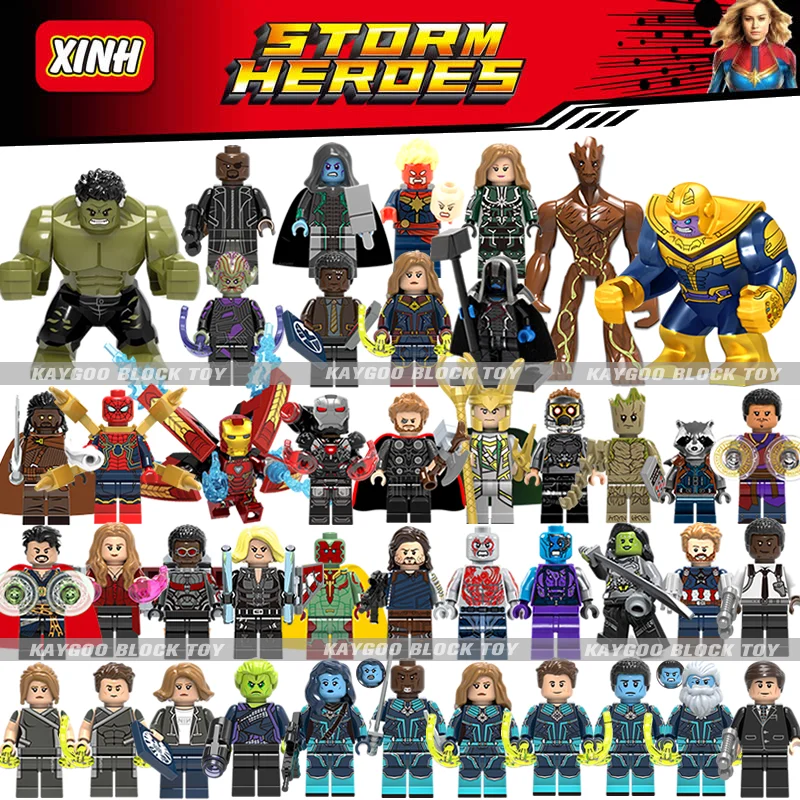 Action Figure Compatible Captain Marvel Super Heroes Avengers Ant Man Wasp wonder woman Thanos Building Blocks Hulk
Action Figure Compatible Captain Marvel Super Heroes Avengers Ant Man Wasp wonder woman Thanos Building Blocks Hulk