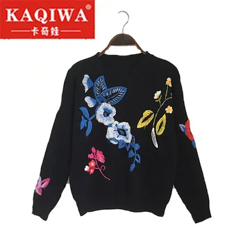 2018 Autumn/Winter Hot Top Casual Oversized Sweater New Design Floral Colorful Pattern Knitted Roud Neck Hedging Sweaters S-L
2018 Autumn/Winter Hot Top Casual Oversized Sweater New Design Floral Colorful Pattern Knitted Roud Neck Hedging Sweaters S-L