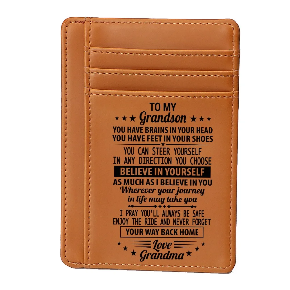 Slim Minimalist Front Pocket RFID Blocking Leather Wallets for Men Women Engraving Genuine Leather Card Wallet to Men,to son
Slim Minimalist Front Pocket RFID Blocking Leather Wallets for Men Women Engraving Genuine Leather Card Wallet to Men,to son