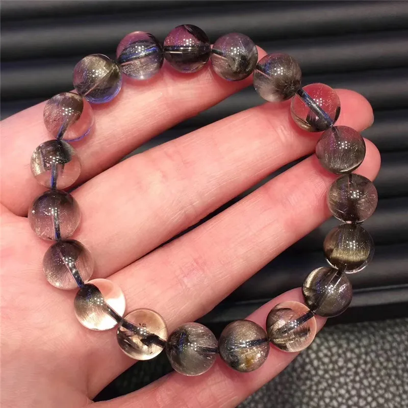 Natural Brookite Platinum Silver Rutilated Quartz Crystal 9.8mm Round Beads Woman Man Lucky Anniversary Gift Gemstone Bracelet
Natural Brookite Platinum Silver Rutilated Quartz Crystal 9.8mm Round Beads Woman Man Lucky Anniversary Gift Gemstone Bracelet