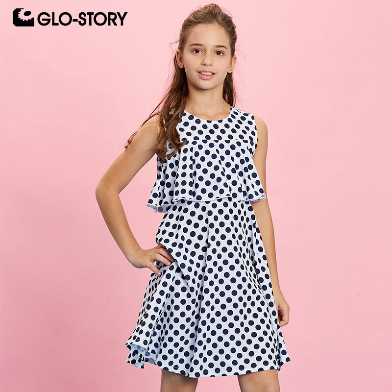 GLO-STORY Children Girls Summer Sleeveless Polka Dot Dress Girls 2019 Fashion Ruffle Chest Dress Kids Clothes Wholesale GYQ-8120
GLO-STORY Children Girls Summer Sleeveless Polka Dot Dress Girls 2019 Fashion Ruffle Chest Dress Kids Clothes Wholesale GYQ-8120