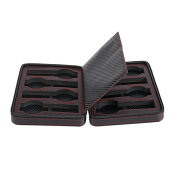8 Slot Portable Black Carbon Fiber PU Leather Watch Zipper Storage Bag Travel Jewlery Watch Box Bag Personalized Luxury Gift
8 Slot Portable Black Carbon Fiber PU Leather Watch Zipper Storage Bag Travel Jewlery Watch Box Bag Personalized Luxury Gift