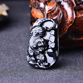 WAN natural Black stone Tiger Tigers Down the mountain Pendant 52*34*14MM necklace Jewelry
WAN natural Black stone Tiger Tigers Down the mountain Pendant 52*34*14MM necklace Jewelry