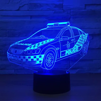 3D Police Visual Led Home Decor Gradients Modelling Desk Lamp For Kid Touch Button Car Night Light Baby Sleep Usb Lighting Gifts
3D Police Visual Led Home Decor Gradients Modelling Desk Lamp For Kid Touch Button Car Night Light Baby Sleep Usb Lighting Gifts