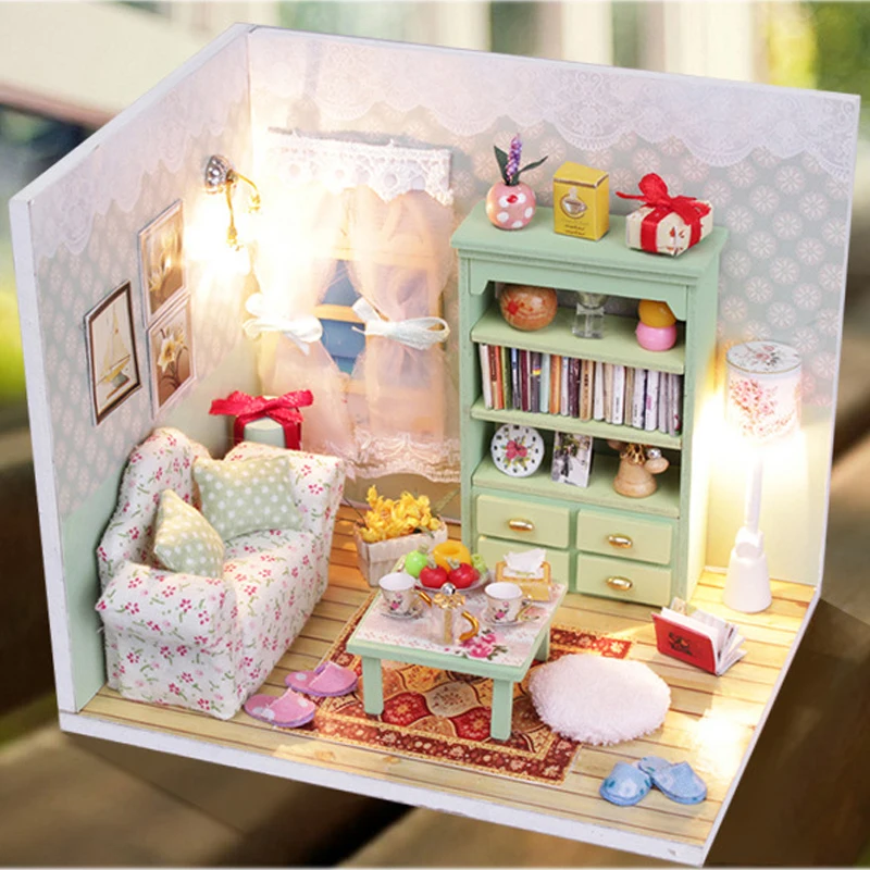 DIY Doll House Miniature With Furnitures Creative Handmade 3D Wooden Dollhouse Model Gift Puzzles Toys Lazy Time M012 #E
DIY Doll House Miniature With Furnitures Creative Handmade 3D Wooden Dollhouse Model Gift Puzzles Toys Lazy Time M012 #E