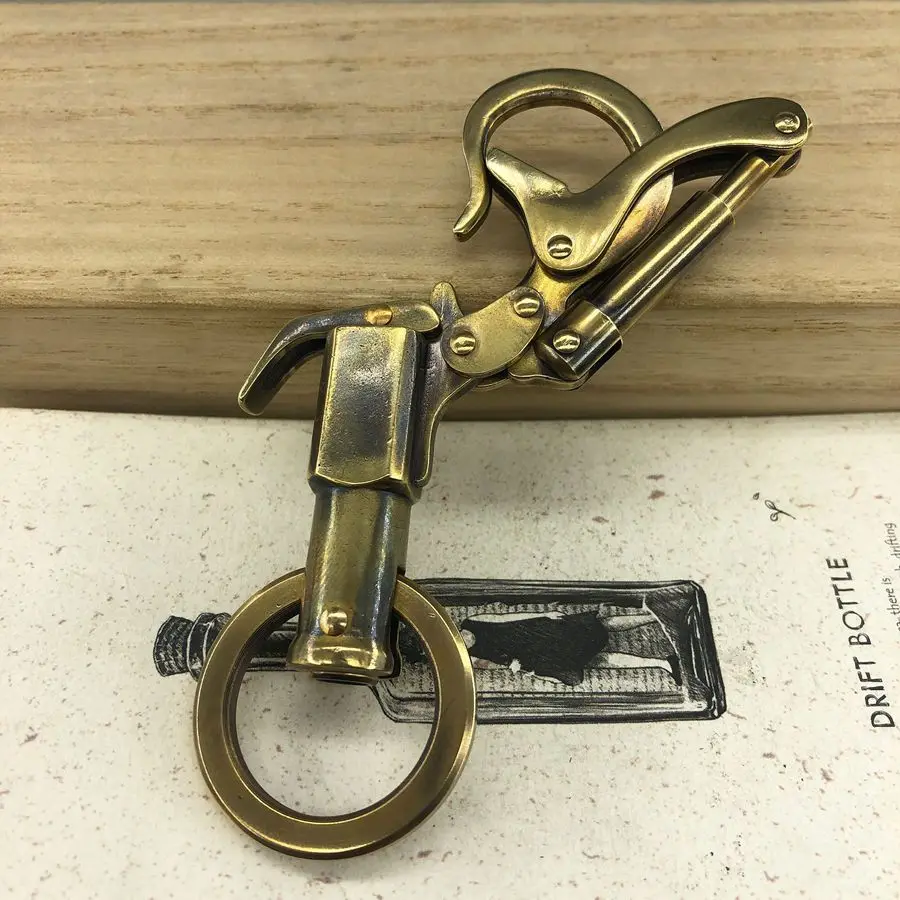 Multifunction Outdoor Tools EDC Brass Mechanical Keychain Key Ring Brass Hook / Brass Clip
Multifunction Outdoor Tools EDC Brass Mechanical Keychain Key Ring Brass Hook / Brass Clip