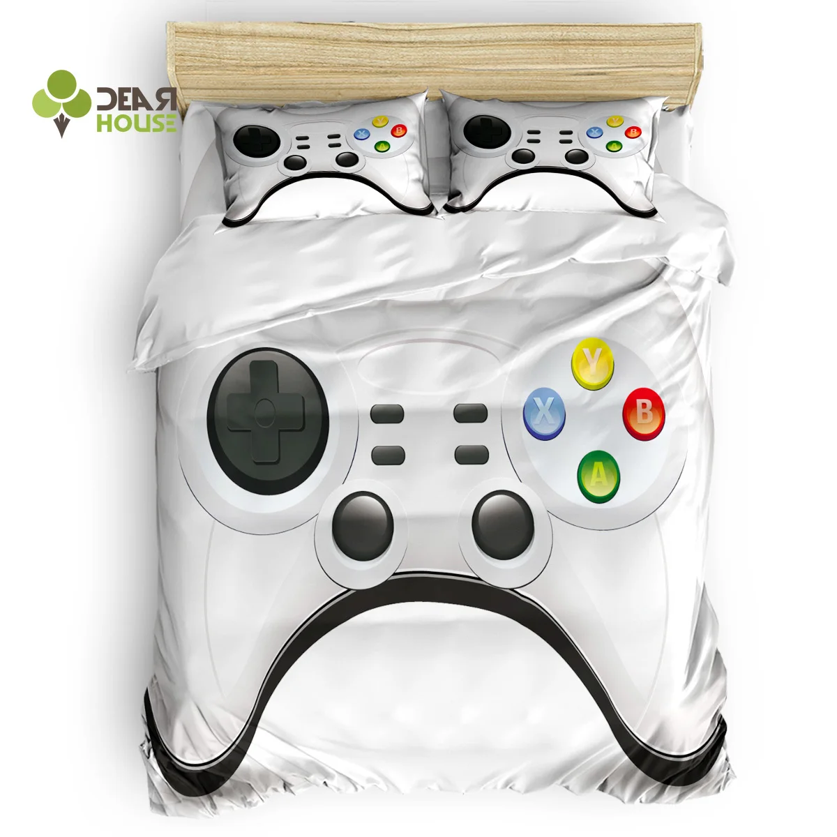 Dear House Duvet Cover Set Button Gamepad Keyboard Electronic Entertainment Duvet Cover 4 Piece Bedding Set
Dear House Duvet Cover Set Button Gamepad Keyboard Electronic Entertainment Duvet Cover 4 Piece Bedding Set