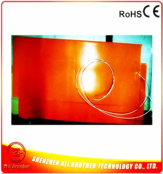 Silicone Rubber 3D Printer Heater 230v 1400w 300*500*1.5mm adhesive 1face 100k thermistor 1000mm lead come out from short side
Silicone Rubber 3D Printer Heater 230v 1400w 300*500*1.5mm adhesive 1face 100k thermistor 1000mm lead come out from short side