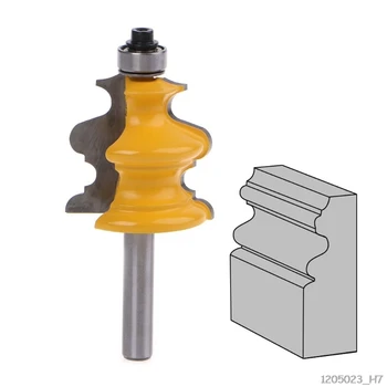 8mm Shank Architectural Cemented Carbide Molding Woodworking Router Bit Wood Cutting Milling Cutter Power Tools
8mm Shank Architectural Cemented Carbide Molding Woodworking Router Bit Wood Cutting Milling Cutter Power Tools