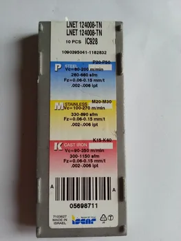 ISCAR 10PCS CARBIDE INSERT LNET124008 TN IC928