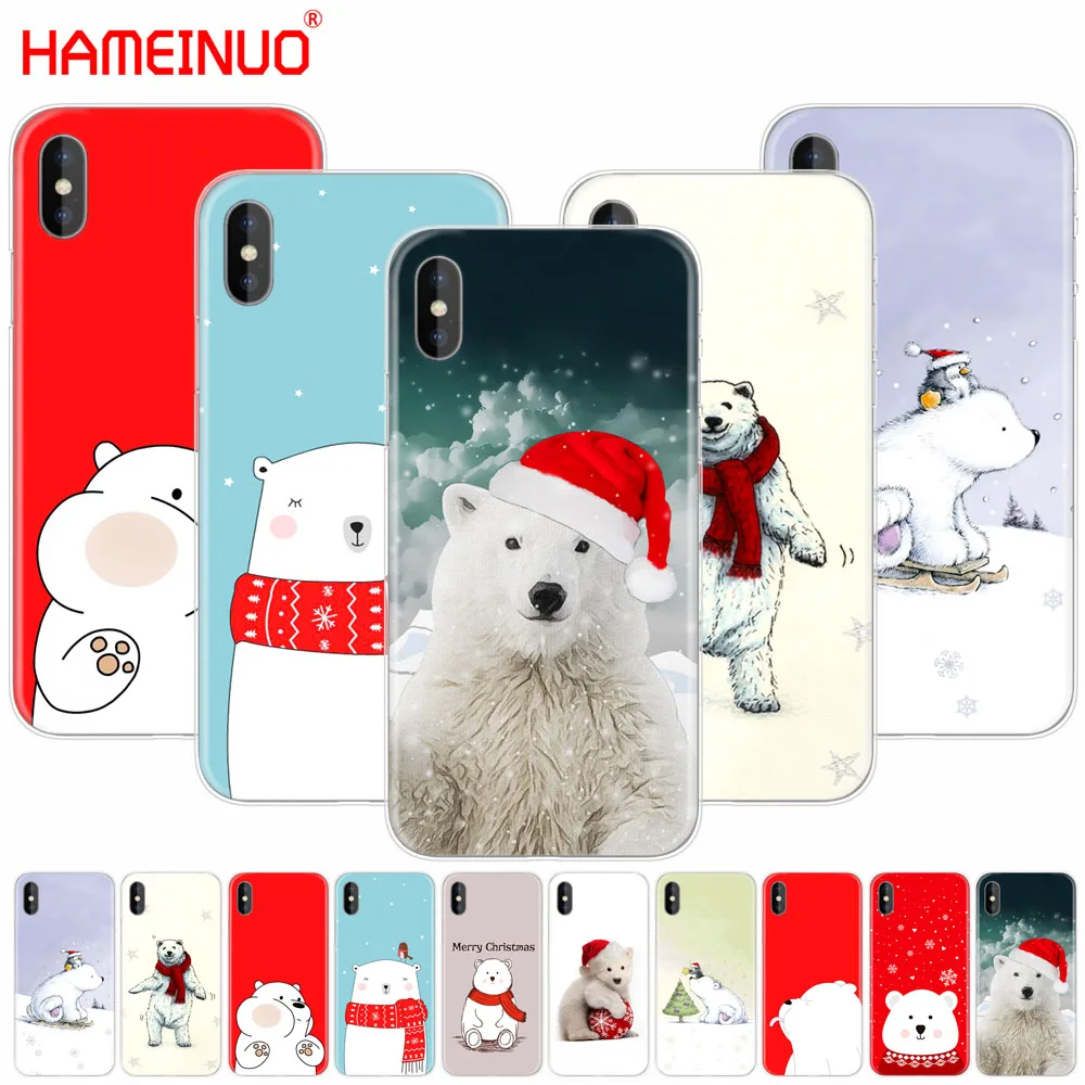 HAMEINUO Cute Bear Christmas Polar Bear New Year cell phone Cover case for iphone X 8 7 6 4 4s 5 5s SE 5c 6s plus
HAMEINUO Cute Bear Christmas Polar Bear New Year cell phone Cover case for iphone X 8 7 6 4 4s 5 5s SE 5c 6s plus