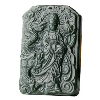Koraba Fine Jewelry Green Jade Avalokitesvara Guanyin Bodhisattva Kwan-yin Buddha Necklace Pendant Free Shipping
Koraba Fine Jewelry Green Jade Avalokitesvara Guanyin Bodhisattva Kwan-yin Buddha Necklace Pendant Free Shipping
