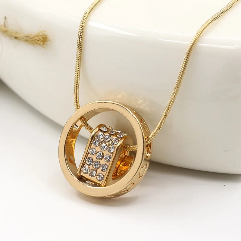 Shiny Paved Tiny Crysral Circle Round Necklaces & Pendants Silver Rose Gold Color Chain Jewelry For Wome QW49
Shiny Paved Tiny Crysral Circle Round Necklaces & Pendants Silver Rose Gold Color Chain Jewelry For Wome QW49