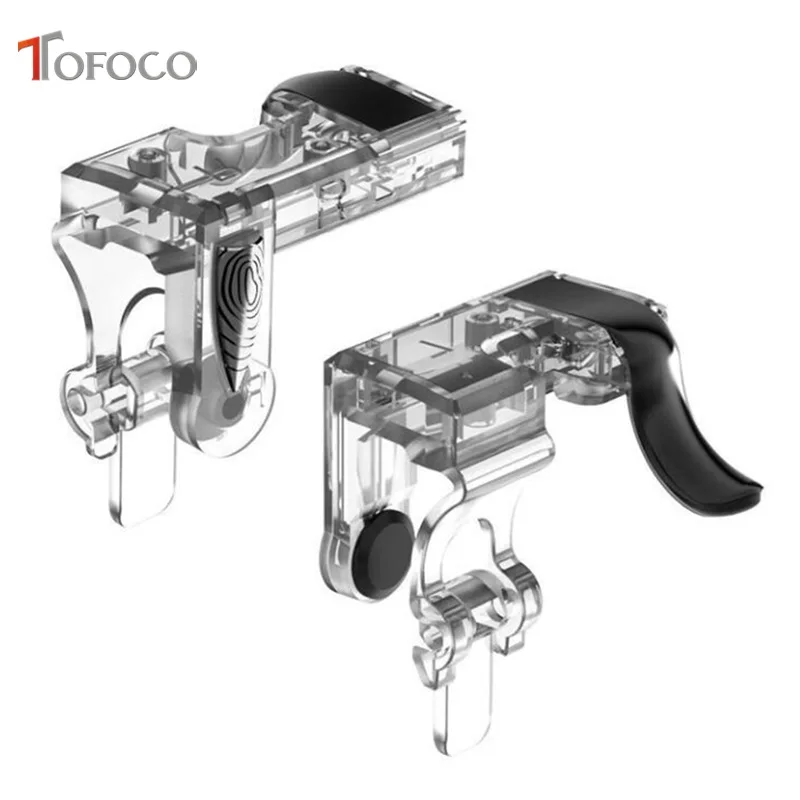 New 2pcs PUBG Mobile Game Fire Button Aim Key Smart Phone Gaming Trigger L1 R1 Shooter Controller Transparent T9 For All Game
New 2pcs PUBG Mobile Game Fire Button Aim Key Smart Phone Gaming Trigger L1 R1 Shooter Controller Transparent T9 For All Game