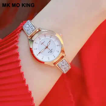 Fashion brand full diamond women's watch Quartz Movement Stainless Steel Sliver gold dial ladies clock relogio feminino
Fashion brand full diamond women's watch Quartz Movement Stainless Steel Sliver gold dial ladies clock relogio feminino