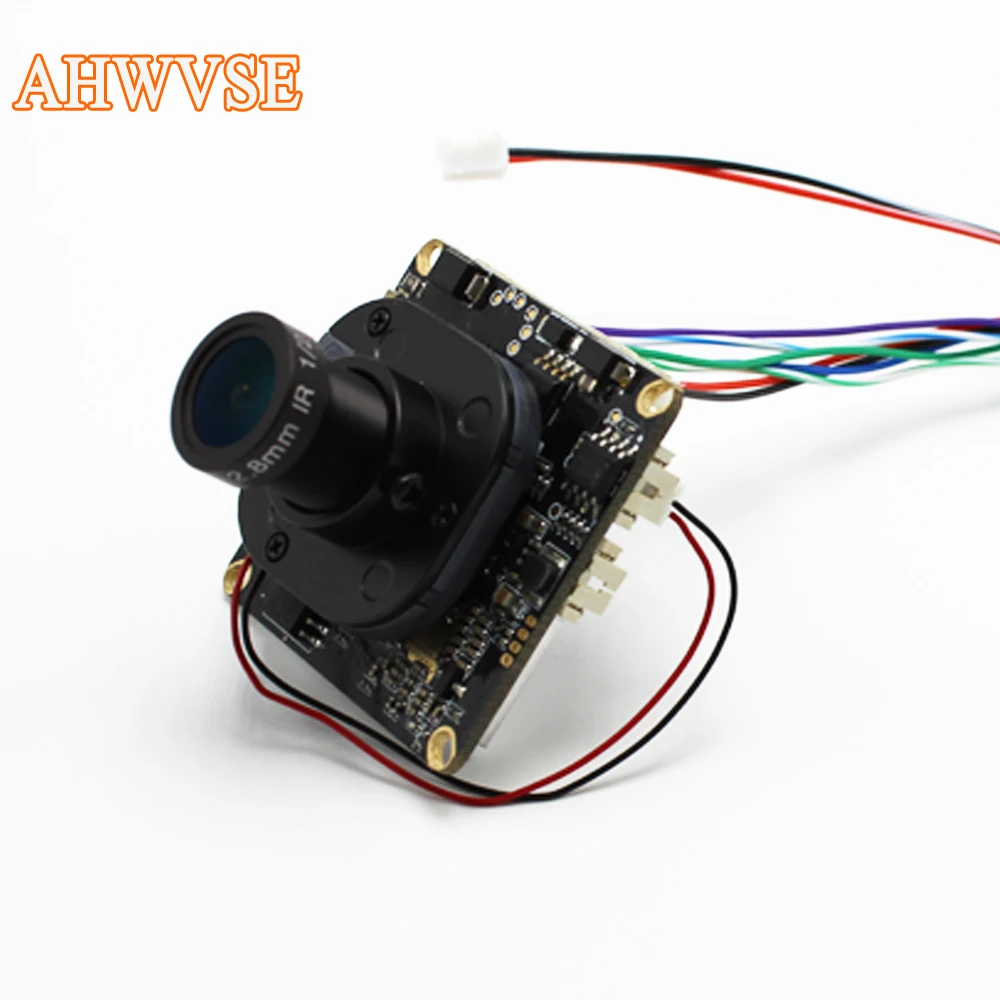 AHWVSE широкий обзор 2 8 мм объектив CCTV IP камера модуль Плата XMEYE 960P 1080P ONVIF H264